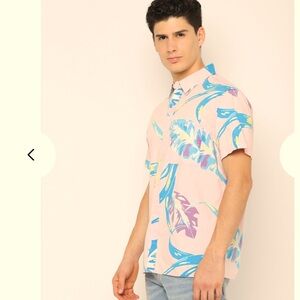 American Eagle pink, tropical pink shirt